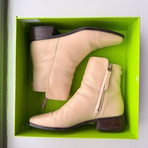 Sam Edelman Cream Ankle Booties